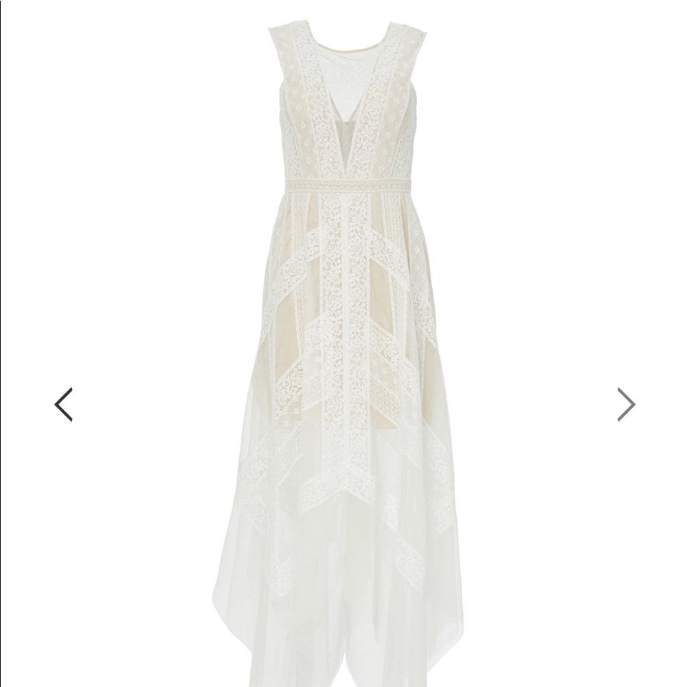 BCBGMAXAZRIA Andi Handkerchief Dress